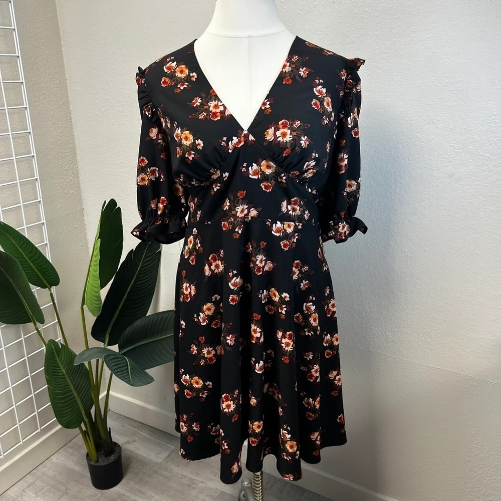 Hell Bunny Floral Dress - Size 26